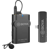 BOYA BY-WM4 PRO-K5 Digital Wireless Omni Lavalier Microphone System for USB-C Devices (2.4 GHz)