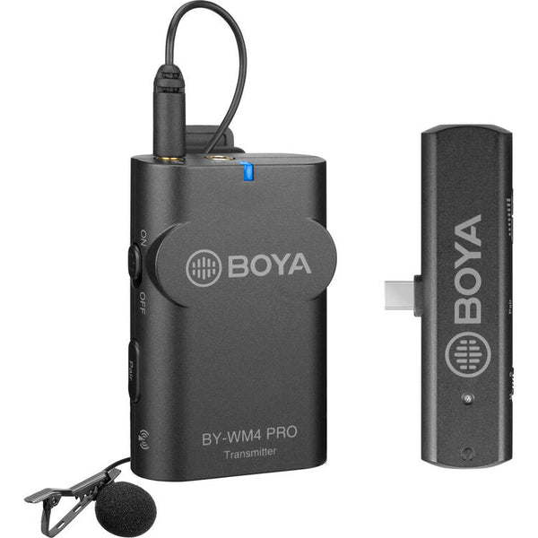 BOYA BY-WM4 PRO-K5 Digital Wireless Omni Lavalier Microphone System for USB-C Devices (2.4 GHz)