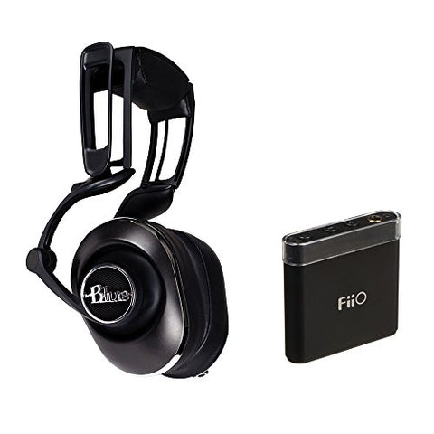 Blue Lola Over-Ear Isolation Headphones with Built-In Amplifier and FiiO A1 Portable Headphone Amp