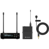 Sennheiser EW-DP ME 4 SET Camera-Mount Digital Wireless Cardioid Lavalier Mic System (R4-9: 552 to 607 MHz) Bundle with Auray WLW Fuzzy Windbuster and Watson Rapid Charger with 4 AA Batteries