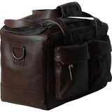 compagnon The Little Weekender Leather Bag (Dark Brown)