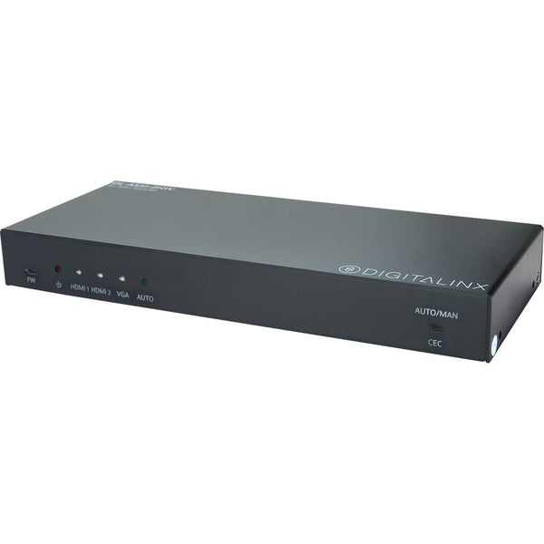 Digitalinx 3x1 Auto-Switcher with 2 HDMI & 1 VGA with Audio Input