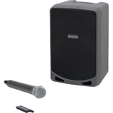 Samson Expedition XP106w Portable PA System Wireless Handheld Mic System & Bluetooth Bundle with Samson LS40 Lightweight Speaker Stand