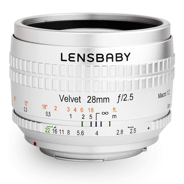 Lensbaby Velvet 28 for Canon M (Silver)