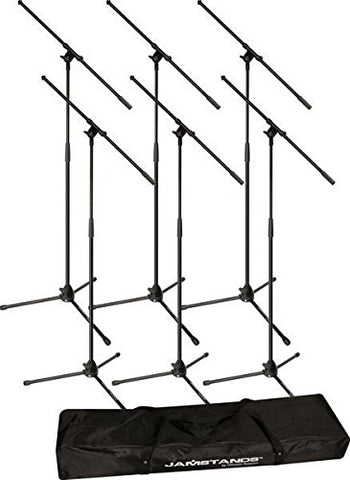 Ultimate Support JS-MCFB6PK JamStands Series 6-Pack Tripod Mic Stand Bundle