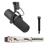 Shure SM7B Cardioid Dynamic Vocal Microphone with dbx 286s Mic Preamp/Channel Strip & 10-Pack Straps Bundle