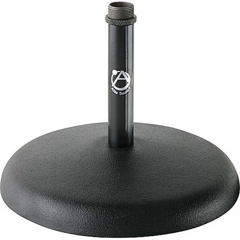 Atlas Sound DS-5E - Round Base Desk Stand - Height: 5" (12.7cm) (Black)