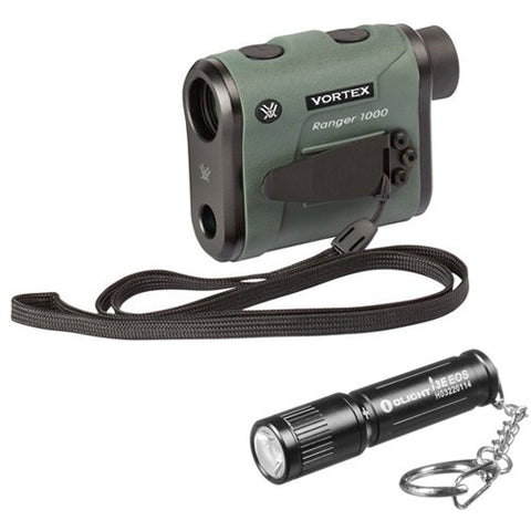 Vortex Ranger 1000 6x22 Rangefinder with Olight I3E EOS Flashlight