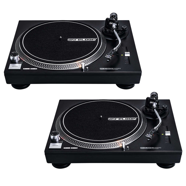 Reloop RP-1000 MK2 Belt-Driven DJ Turntable (2-Packs)