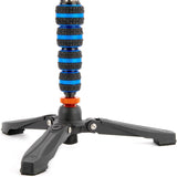 3 Legged Thing Punks Taylor 2.0 Magnesium Alloy Monopod Kit - Travel-Friendly Camera Monopod for Photographers & Videographers (TAYLORKITBLUE2.0)