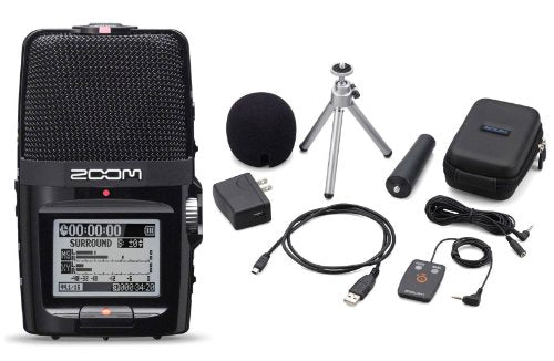 Zoom H2n Digital Handy Recorder with APH-2n Accessory Pack