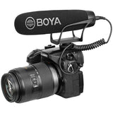 BOYA BY-BM2021 Camera-Mount Supercardioid Shotgun Microphone