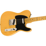 Squier by Fender 50's Telecaster (Maple, Butterscotch Blonde) Bundle with Fender 10ft Cable (Straight/Straight), Fender Guitar 12-Pack Picks, and Fender 2" Guitar Straps