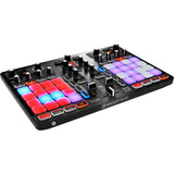 Hercules P32 DJ Controller with High Performance Pads, R100 Stereo Headphones & 2 RCA Male Audio Cable (3') Bundle