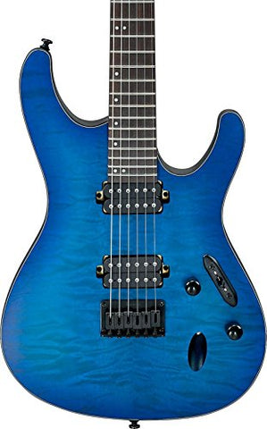 Ibanez S Series S621QM - Sapphire Blue Flat