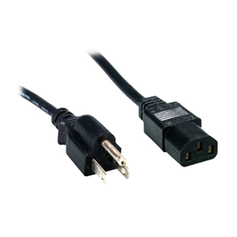 Comprehensive Cable PWC-BK-3 Molded Power Cable, Black