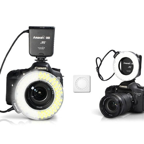 Aputure Amaran Halo AHL-HC100 CRI 95+ LED Macro Ring Flash Light for Canon DSLR Camera