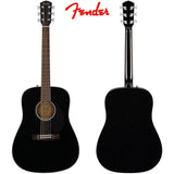 Fender CD-60S Dreadnought Acoustic Guitar, Walnut Fingerboard, Black