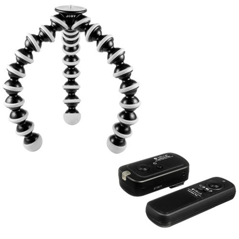 Joby Gorillapod SLR-Zoom Flexible Mini-Tripod with Vello FreeWave Plus Wireless Remote Shutter