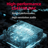 FiiO JadeAudio Q11 DAC Headphone Amplifier DSD256 PCM 32bit/384bit for Smartphones/PC 3.5mm 4.4mm Outputs