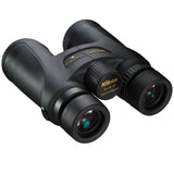 Nikon 7548 8x42 Monarch 7 ATB Binocular (Black) with Nikon Retractable Rangefinder Tether & Binocular Harness Bundle