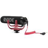 Rode VideoMic GO Camera-Mount Shotgun Microphone Bundle with Custom Windbuster & Mini to Mini Cable