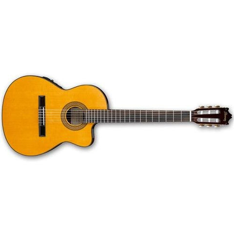 Ibanez GA Series GA5TCE Thinline Classical Acoustic-Electric Guitar Natural