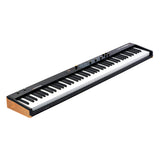 StudioLogic Numa Compact 2 88-Note Semi-Weighted Keyboard Bundle with Keyboard Stand, Piano Bench, Sustain Pedal, MIDI Cable & Dust Cover