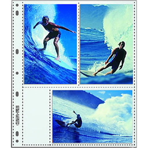 ClearFile Archival-Plus Print Page, Holds Six 4 x 6" Prints (100 Pack)
