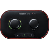 Focusrite Vocaster One Podcasting Interface Bundle with Polsen HPC-A30-MK2 Studio Monitor Headphones and XLR-XLR Cable