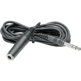 Sennheiser HD 300 Pro Headphones, Black with Headphone Holder & Stereo 1/4" Male Phone TRS Headphone Extension Cable 10'