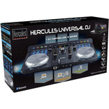 Hercules Universal DJ Bluetooth + USB DJ Controller with AKG K 240 Studio Pro Headphones & Stereo Mini Cable Bundle