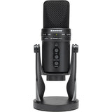 PreSonus ERIS BT 3.5 Active Bluetooth Media Reference Monitors (Pair) Bundle with Samson G-Track Pro USB Microphone