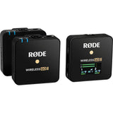 Rode Microphones Wireless GO II Dual Channel Wireless Microphone System Bundle with Rode SC15 Type-C USB Cable, Smartphone Tripod Adapter, and Tabletop Tripod