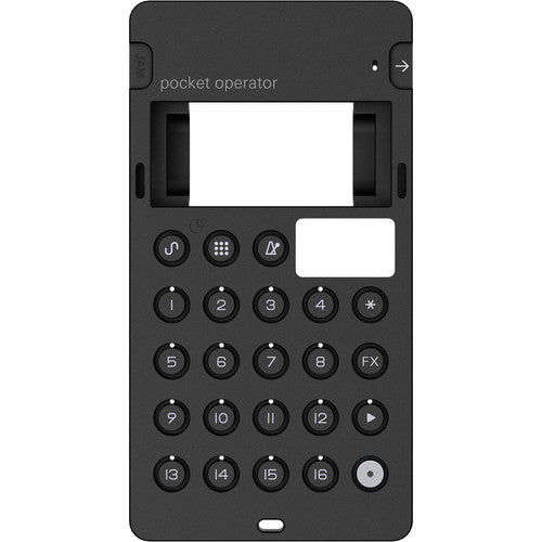 teenage engineering CA-X Silicone Pro Case for Pocket Operator PO-32 (Black)