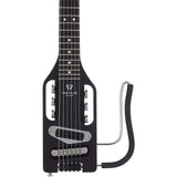 Traveler Guitar ULE BKM Ultra-Light Solid-Body Electric Guitar with VOX amPlug G2 Guitar Amp, HPC-A30 headphones & Clip-on Tuner Bundle