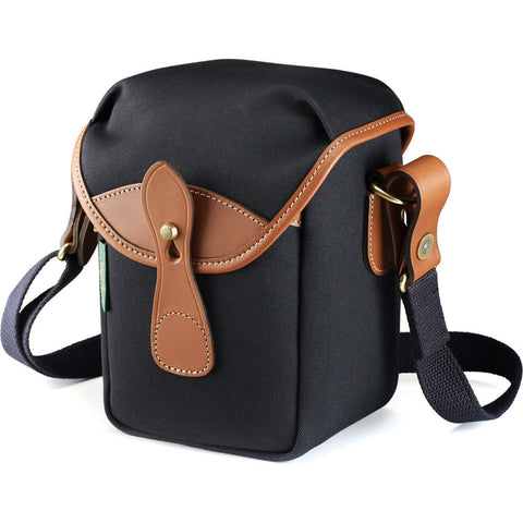 Billingham 72 Small Camera Bag (Black Canvas/Tan Leather)