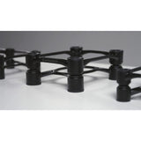 IsoAcoustics Aperta Series Isolation Speaker Stands with Tilt Adjustment: Aperta200 (7.8" x 10") Black Pair