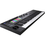 Novation Launchkey 61 MK3 USB MIDI Keyboard Controller (61-Key) Bundle with Monitor Headphones, Sustain Pedal, Dust Cover & MIDI Cable