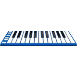 CME XKEY 25 Midi Controller (Blue) with CME Supernova Xkey Carrying Case & Fastener Straps (10-Pack) Bundle