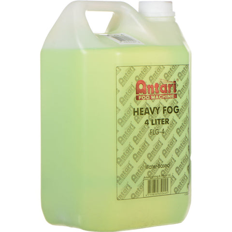 Antari FLG-4 Long-Lasting Fog Fluid for Antari Fog Machines (1 Gallon, Green Formula)