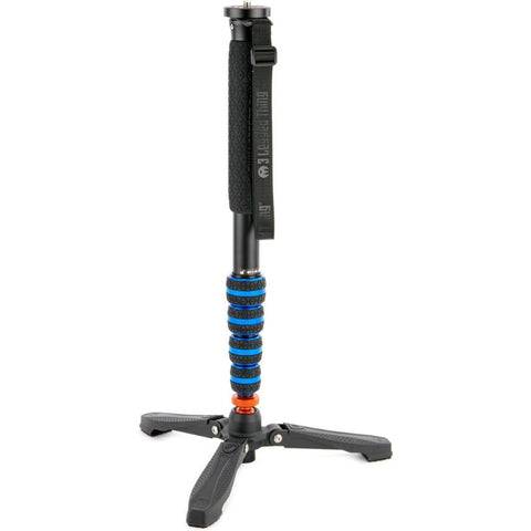 3 Legged Thing Punks Taylor 2.0 Magnesium Alloy Monopod Kit - Travel-Friendly Camera Monopod for Photographers & Videographers (TAYLORKITBLUE2.0)