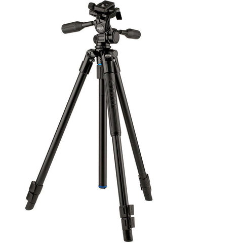 Slik Pro AL-323-3W Aluminum 3-Section Tripod with Arca-Type 3-Way Pan-Tilt Head