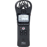 Zoom H1n Digital Handy Recorder (Black) with Audio-Technica Consumer ATR3350iS Condenser Microphone and AAA Battery (4-Pack)