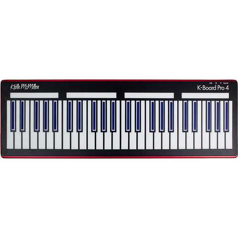 Keith McMillen Instruments K-Board Pro 4 - 48-Key USB/MIDI MPE Keyboard Controller