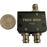 Freakshow HD Mini 1x2 4K 12G-SDI MSX2-O Microsplit Video Distribution Amplifier with Standard Freakshow Power Connector