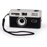 Ilford Sprite 35-II Reusable/Reloadable 35mm Analog Film Camera (Black and Silver)