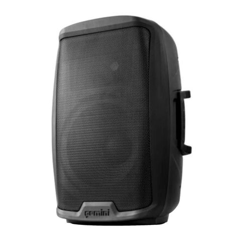 Gemini Sound AS-2115BT Active 15 Inch Woofer 2000 Watt DJ Monitor Powered Amplified PA Speakers System with Bluetooth, Wireless Stereo Pairing, Onboard 2 Channel Mixer Handles and Portable Fly Points