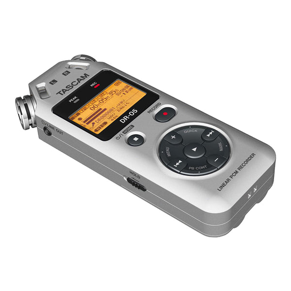 Tascam DR-05 Portable Handheld Digital Audio Recorder (Silver)