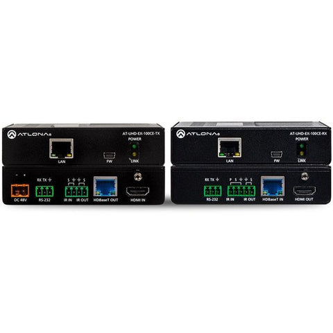 Atlona 4K/UHD HDMI Over HDBaseT Transmitter/Receiver for Up to 328' with Ethernet, Control, and PoE